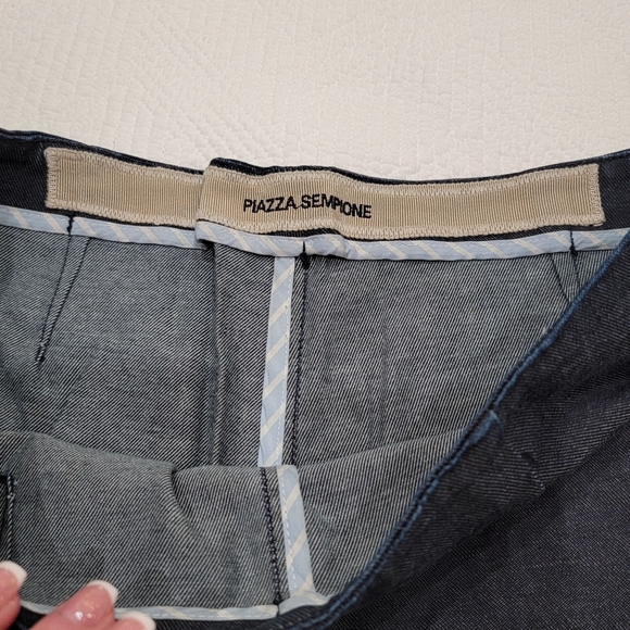 PIAZZA SEMPIONE cropped denim capri trousers. - Picture 4 of 15